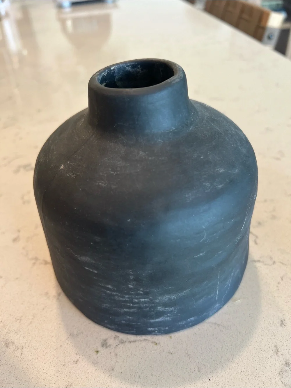Hearth & Hand Black Ceramic Bud Vase — Matte Finish